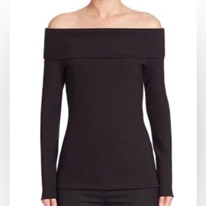 The Row Off-the-shoulder Top, Medium, Black